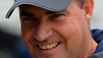 Ex-Australia coach Micky Arthur is shown in 2013. He now takes over a talented but underperforming Pakistan squad. (AFP/ANDREW YATES)