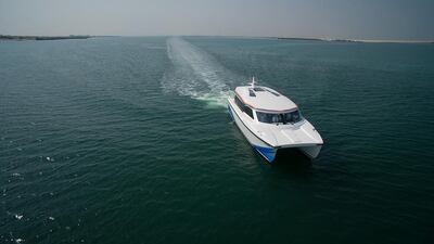 Book a trip with Jalboot, Abu Dhabi’s first scheduled, multi-destination ferry service. Courtesy Jalboot