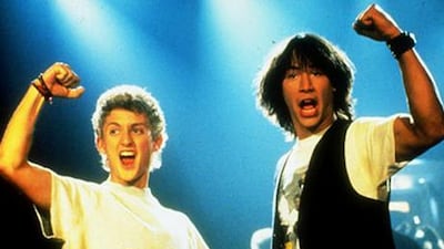 Alex Winter and Keanu Reeves play Bill and Ted.