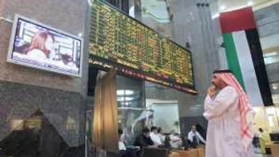 The Abu Dhabi Securities Exchange General Index was the UAE's best-performing bourse with stocks gaining about 15 per cent.