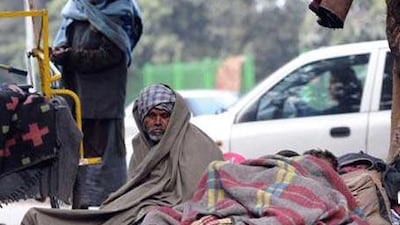 Poverty is rife in New Delhi and plans to raze crucial homeless shelters in an effort to improve the city's image has angered critics.