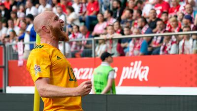 Williams celebrates scoring. AFP