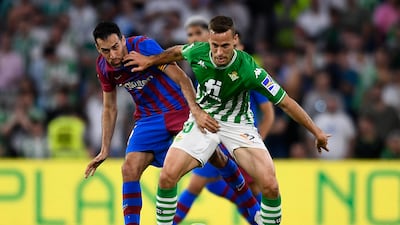 Sergio Busquets – 8. Excellent in a battle against Carvalho in a high-quality game where Betis were on top in the first half. Xavi has really got the best put of his former teammate. He touched the ball 104 times. Alba had 94 touches and then Alves was next with 69. Busquets remains vital. AP