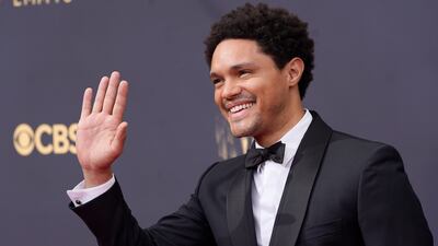 Trevor Noah also hosted the 63rd Grammy Awards in a socially-distanced ceremony in March. AP