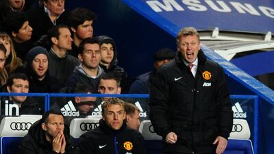 David Moyes will probably need Ryan Giggs, left, to step up from the bench and show the way for Manchester United. Mike Hewitt / Getty Images