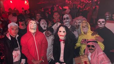 A screenshot from Bayern Munich's official Twitter account of players attending a Halloween party before it was deleted. FC Bayern Munich