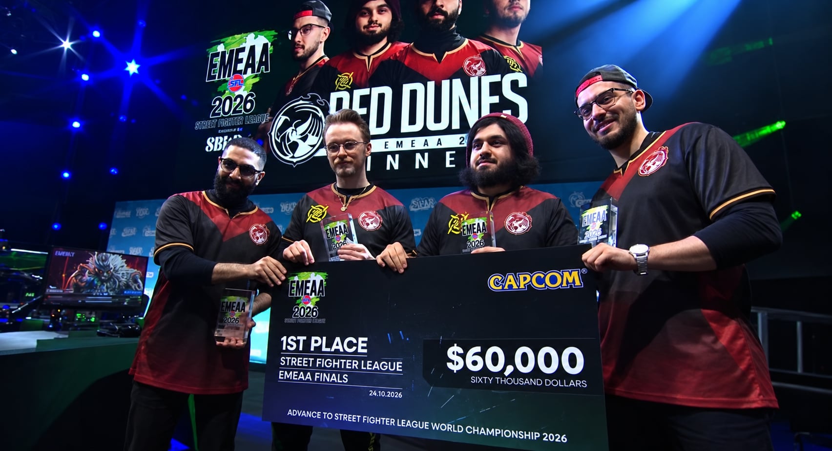 Abu Dhabi esports team Red Dunes takes top prize in prestigious Street Fighter tournament