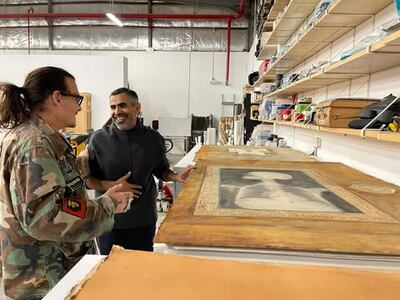 Johnny Depp struck up a friendship with Saudi artist Ahmed Mater after visiting him in his studo in Jeddah. @ahmedmater IG