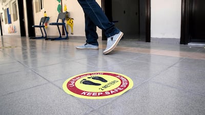 Posters and stickers were made by the school