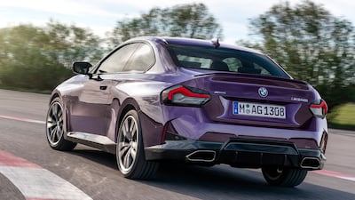 The G42 2 Series sits 28mm lower than its forerunner, so the car looks more squat.