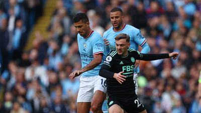 Rodri - 8. Credited with the assist for Stones‘ opener as he won the header that bounced into the path of the England international. He was pivotal to City’s high press as he sat back and broke up the few counterattacks the Foxes could muster in the first half. Reuters