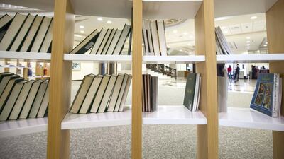 The Sharjah Library welcomes 120,000 visitors every year. Photo: Ruel Pableo for The National