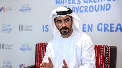Mohammed Al Zaabi, group chief executive of Miral, said new rides in Ferrari World, Warner Bros and other new experiences would soon be revealed as part of the expansion plans. Victor Besa / The National