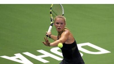 Caroline Wozniacki, of Denmark, leads in the global women's tennis rankings this week. Karim Jaafar / AFP