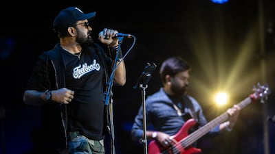 Jam 202 perform during the Hit Music Festival at Expo 2020 Dubai, on the Jubilee Stage, on January 22. All photos: Expo 2020 Dubai