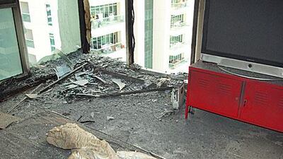 Tenants who lost almost all of their possessions in the fire at the 34-storey tower early on Sunday said yesterday they had no way of paying hotel bills or rent.
