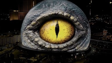 Sphere Vegas marked the opening of Natural History Museum Abu Dhabi. Photo: Sphere Vegas