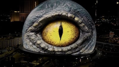 Sphere Vegas marked the opening of Natural History Museum Abu Dhabi. Photo: Sphere Vegas