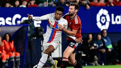 Alejandro Balde – 8. Had his side’s first effort on goal, a shot which went wide after 22. Bested the talented Avila. Integral to the team which will be top of La Liga until December 31 at least. AP