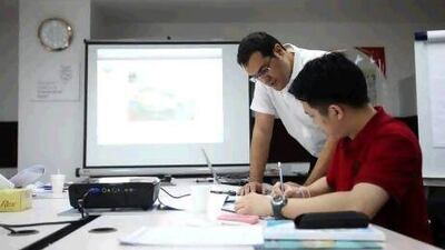 Dr Ali Danesh Manesh lectures students about the importance of food safety.