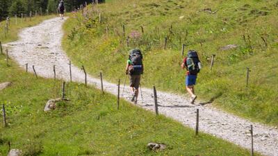 Hiking in the French Alps. Courtesy Stuart Butler