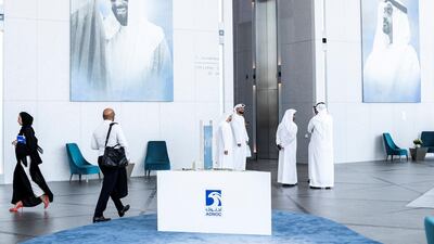 Women comprise 12 per cent of Adnoc's workforce — a number the state oil firm says is more than double the average in the region. Reem Mohammed/The National