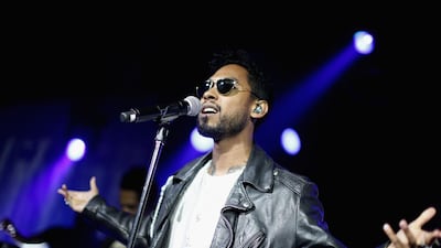Miguel will perform at Beats on the Beach during the F1 weekend. Neilson Barnard / Getty Images for Samsung / AFP