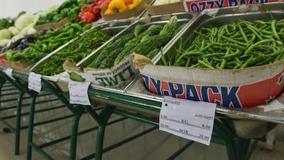 Fruit and vegetable produce from five Middle East countries was banned because of high pesticide levels. Khushnum Bhandari / The National