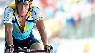 Seven-time Tour de France winner Lance Armstrong, seen here on July 19, 2009 crossing the finish line of the 15th stage of the Tour de France, has called the legal process against him unfair. EPA