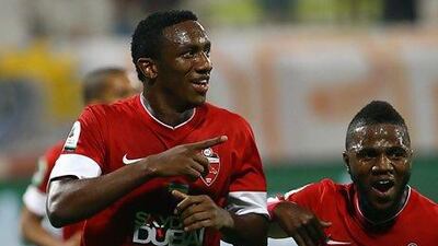 Ahmed Khalil, left, has risen to become one of Al Ahli's scoring threats to give the team more options.