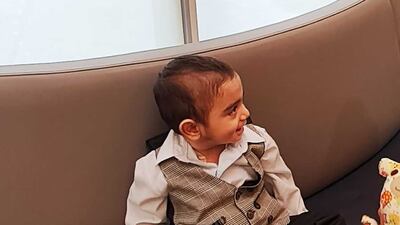 Baby Mohammed was born with a disease that causes a blockage in his urethra, which can cause kidney failure. Recently, a fundraiser was organised to pay for his hospital treatment. Photo: Mahzooz