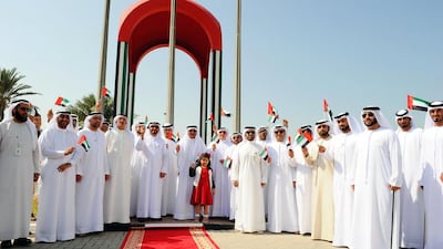Dubai Health Authority celebrates Flag Day. Courtesy Dubai Health Authority