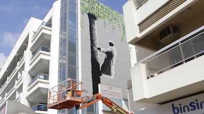 There are currently wall murals in Jumeriah Beach Residence, Al Karama and the City Walk mall as part of the Dubai Street Museum project. Jeffrey E Biteng / The National