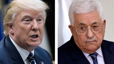 Mahmoud Abbas, the Palestinian Authority president, came to Washington this week to meet Donald Trump. Hussein Malla / AP Photo