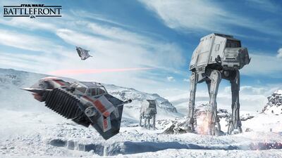 A screenshot of Star Wars: Battlefront. Courtesy Electronic Arts