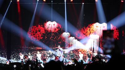 Singer Chanyeol performs solo