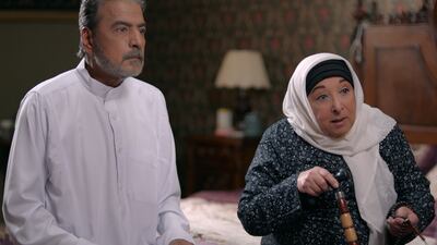 Jamal Abdulnasser and Samira Abdul Aziz star in Egyptian television drama 'Wust El Balad'. Photo: MBC