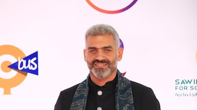 Egyptian actor Hani Adel attends the opening ceremony of the 42nd Cairo International Film Festival. EPA