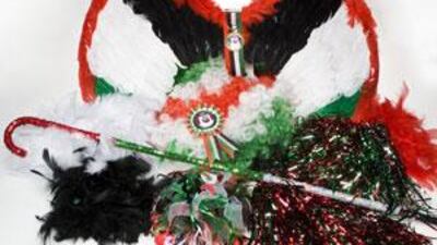 A small example of the National Day regalia available for helping to celebrate the country's founding 38 years ago.