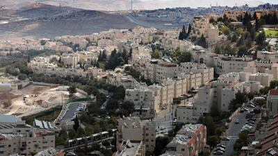 The Israeli settlement of Pisgat Zeev in east Jerusalem, where Israeli authorities approved the building of more homes on January 22, 2017. Thomas Coex / AFP / September 27, 2016