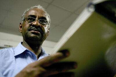 Sudanese veteran journalist and analyst Faisal Mohammed Salih. AFP