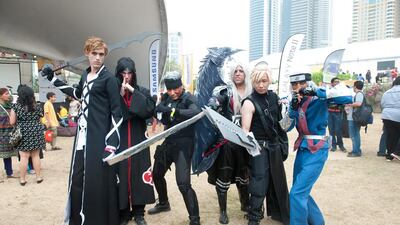 A three-day event showcasing Japanese manga, anime and much more will take place at du Arena in October. Courtesy MEFCC