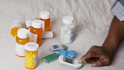 Some diabetics are intimidated by the amount of medication they need to take to control the condition. Christian K Lee / AP Photo
