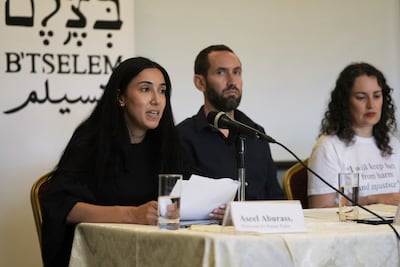 B’tselem’s report says 'Israel is taking co-ordinated action to intentionally destroy Palestinian society in Gaza'. AP