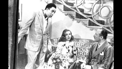 My Son (1949) | Actors in Image: Ismail Yasin, Camellia, Mahmoud El Meleigy