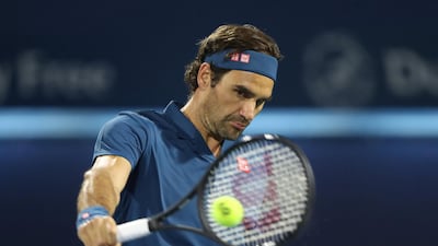 Federer in action. Reuters