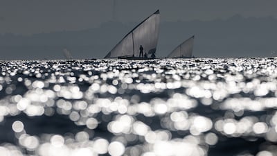 Traditional dhow racing at Al Mirfa in Abu Dhabi. There will be 13 events for athletes with disabilities. Getty Images