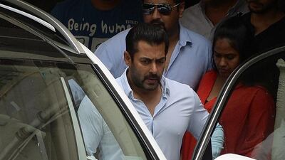 Salman Khan was convicted in May but the verdict was overturned on Thursday, December 11. The actor has had two back-to-back hits – Bajrangi Bhaijaan and Prem Ratan Dhan Payo – this year. AFP PHOTO / PUNIT PARANJPE / FILES