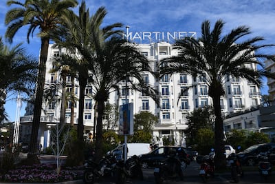 Celebrity-favourite Hotel Martinez in Cannes. Getty Images