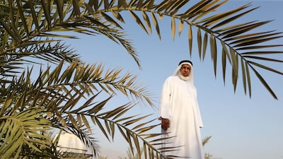Abdullah Sultan Al Hebsi, who was an early pupil of the Agricultural Trials Station in Ras Al Khaimah in 1958. Pawan Singh / The National